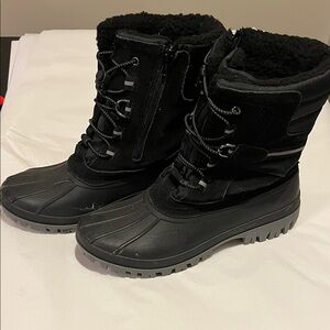 Lands' End Black Winter Boots